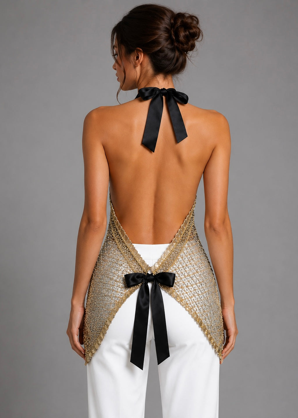 Crystal Gold Veil